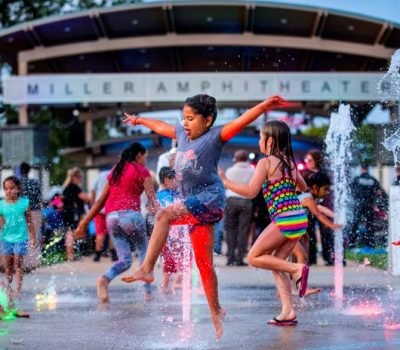 Miller+Park+Amphitheater The Miller Park Amphitheater makes a splash. The Fontana, Calif park previously used a portable stage for summer concerts and events. After a year-long renovation, a 2,000-square-foot covered stage allows for performances year round. Photographed on Thursday, May 10, 2018.(Photo by Cindy Yamanaka, San Bernardino Sun/SCNG)